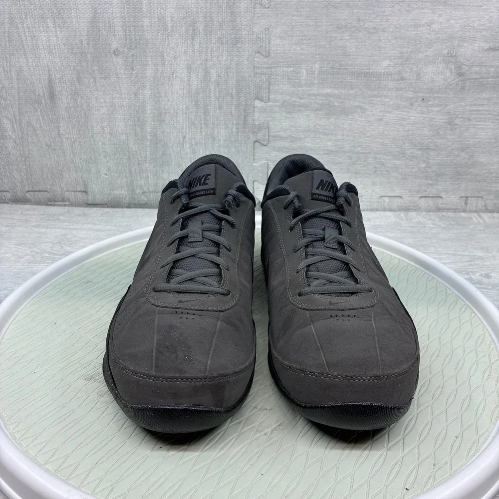 Nike Air Ring Leader Low Men's 11 Dark Grey Basketball Shoes 488102-002